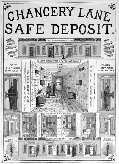 Deposito sicuro di Chancery Lane, 1893 da Unbekannt