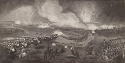 Carica delle truppe britanniche sulla strada per Windlesham, 24 aprile 1854 da Unbekannt