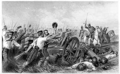 Carica degli Highlanders prima di Cawnpore, sotto il generale Havelock, 1857, c1860 da Unbekannt