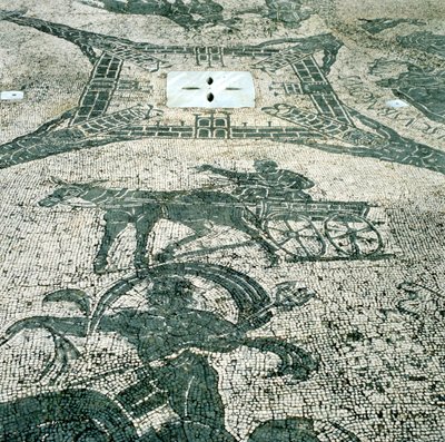 Auriga, mosaico, Cisarii, Ostia, Italia, I secolo da Unbekannt