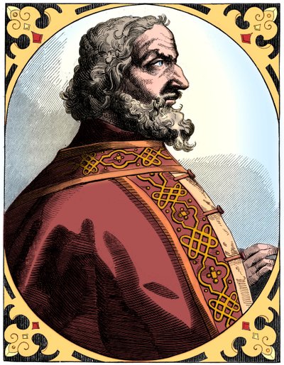 Carlo Magno, Imperatore del Sacro Romano Impero e Re dei Franchi, XVI secolo, 1849 da Unbekannt
