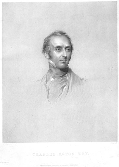 Charles Aston Key, FRS, chirurgo, c 1830 da Unbekannt