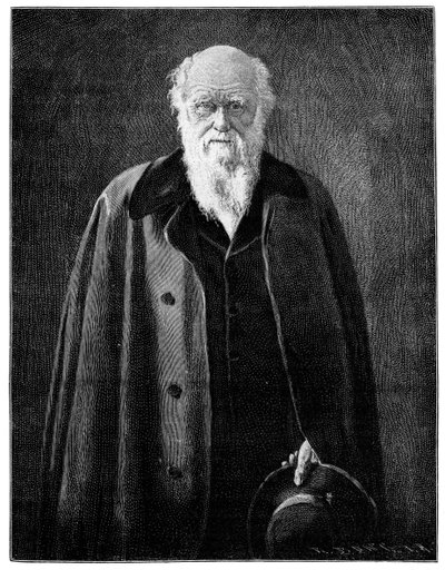 Charles Darwin, rinomato naturalista e pensatore, 1900 da Unbekannt