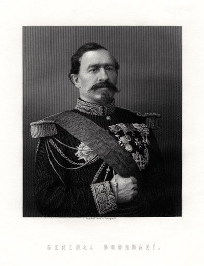 Charles Denis Sauter Bourbaki, generale francese, XIX secolo da Unbekannt