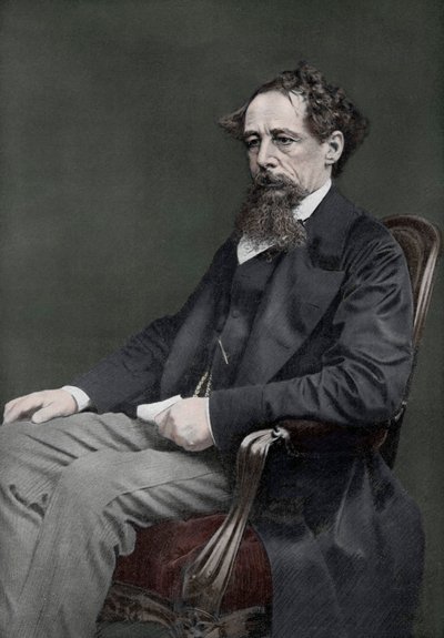 Charles Dickens, autore inglese del XIX secolo, 1910 da Unbekannt