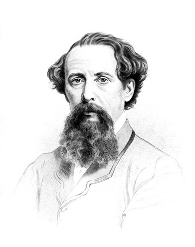 Charles Dickens, autore inglese del XIX secolo, 1910 da Unbekannt