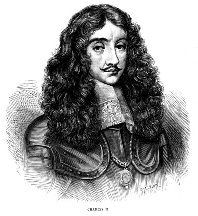 Carlo II, Re di Gran Bretagna e Irlanda 1660-1685, c1880 da Unbekannt