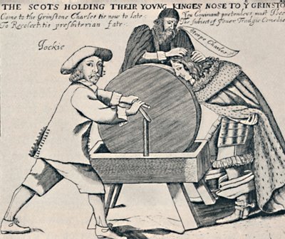 Carlo II e la Kirk, 1651 da Unbekannt