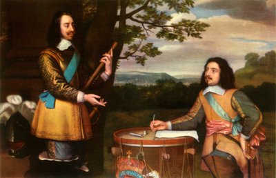 Carlo I che detta dispacci a Sir Edward Walker da Unbekannt
