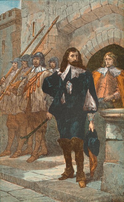 Carlo I sulla strada per il patibolo da Unbekannt