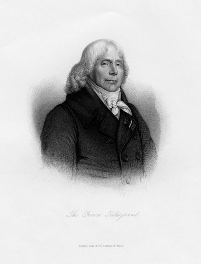 Charles Maurice de Talleyrand-Perigord, diplomatico francese, XIX secolo da Unbekannt