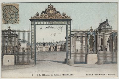Castello di Versailles: griglia d