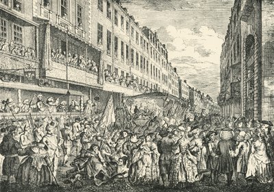 Cheapside nel Giorno del Lord Mayor, 1761, 1925 da Unbekannt