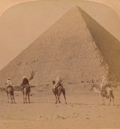 Cheope, la più grande delle Piramidi, Egitto, 1896 da Unbekannt