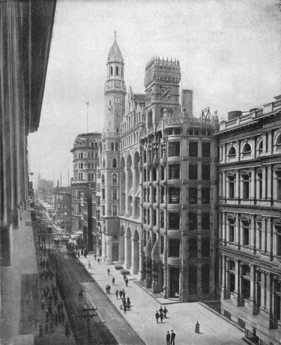 Chestnut Street, Philadelphia, USA, c1900 da Unbekannt