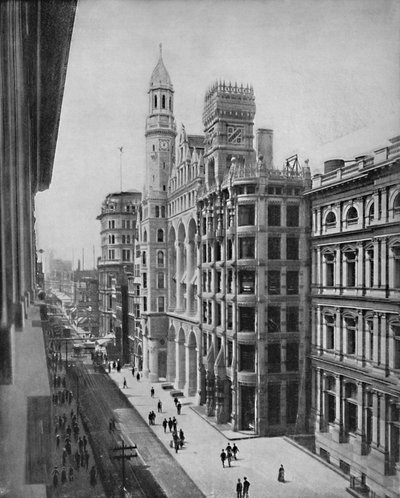 Chestnut Street, Filadelfia, c1897 da Unbekannt