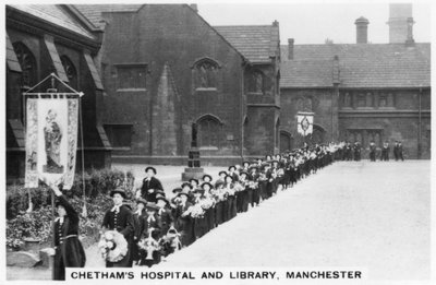 Ospedale e Biblioteca di Chetham, Manchester, 1937 da Unbekannt