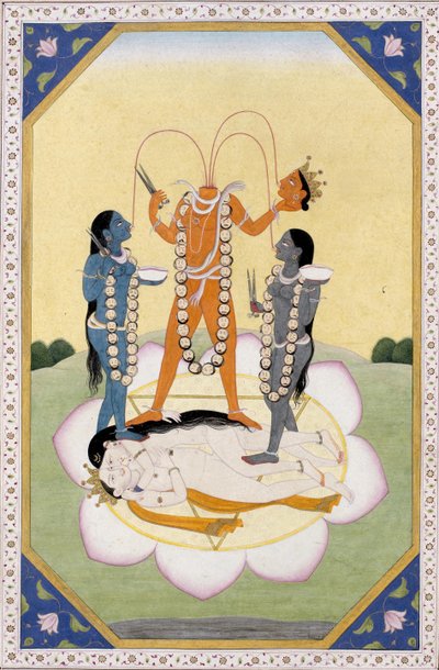 Chhinnamasta, c. 1800 da Unbekannt
