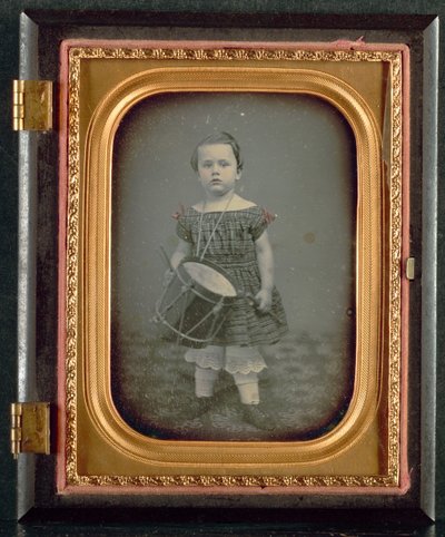 Bambino con tamburo, 1850 da Unbekannt
