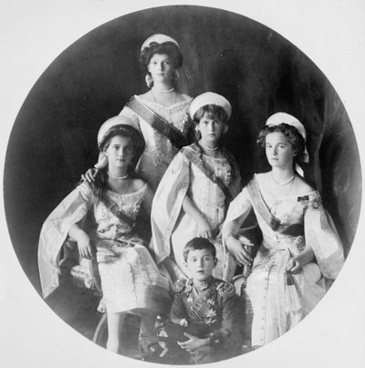 Figli dello Zar Nicola II di Russia, c1910-c1914 da Unbekannt