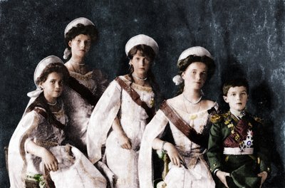 Figli dello Zar Nicola II di Russia, c1910 da Unbekannt