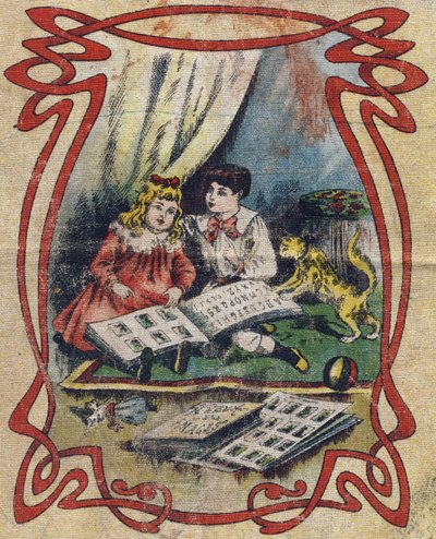 Bambini che guardano un libro illustrato per l