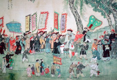 Dipinto cinese da una serie su Chao Hsia da Unbekannt