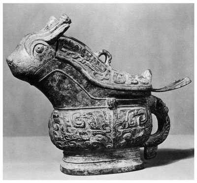 Vaso rituale cinese per il vino, 1958 da Unbekannt