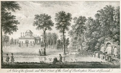 Chiswick House, Hounslow, Londra, 1750 da Unbekannt