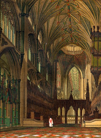 Coro della Cattedrale di Ely, Cambridgeshire, 19° secolo da Unbekannt