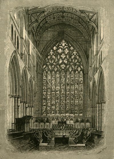 Coro della cattedrale, 1898 da Unbekannt