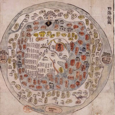 Mappa di Chonhado di tutto il cielo, metà del XVIII secolo da Unbekannt