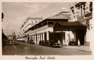 Chowringhee Road, Calcutta, c1940 da Unbekannt