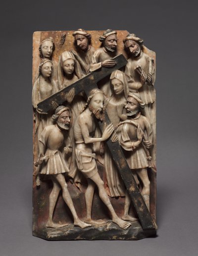 Cristo che porta la croce, pannello di un altare, 1400 da Unbekannt
