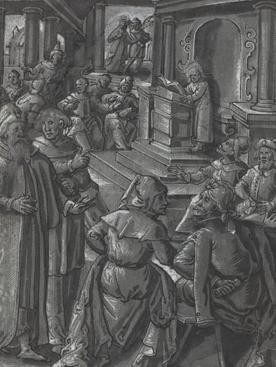 Cristo guarisce lo zoppo [verso], c. 1600 da Unbekannt