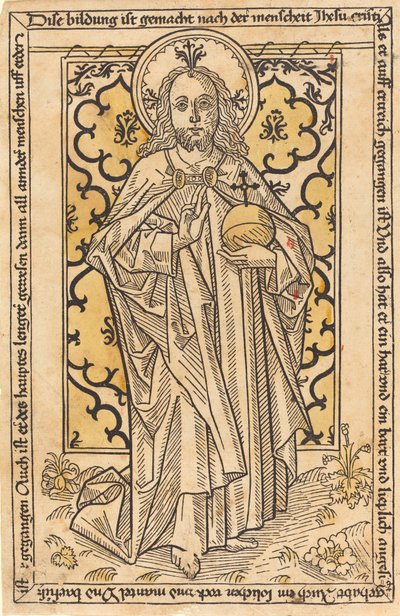 Cristo come Salvator Mundi, c. 1470 da Unbekannt