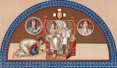 Cristo in trono, fine IX secolo da Unbekannt