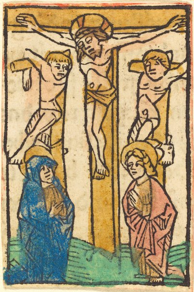 Cristo sulla croce tra i due ladroni, c. 1475 da Unbekannt