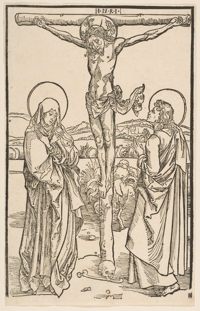Cristo sulla croce con la Vergine e San Giovanni da Unbekannt