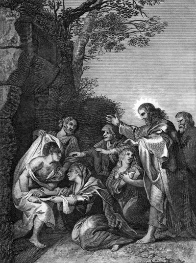 Cristo risuscita Lazzaro, 1814 da Unbekannt