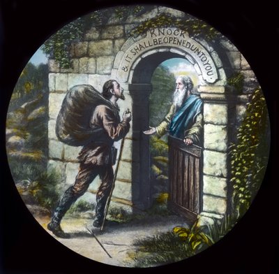 Cristiano alla porta, c1910 da Unbekannt