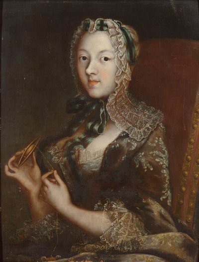 Christine Henriette di Hesse-Rotenburg 1717-1778, Principessa di Carignano, XVIII secolo da Unbekannt