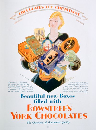 Pubblicità natalizia per i cioccolatini Rowntrees York da Unbekannt