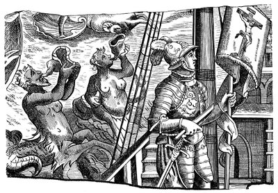 Cristoforo Colombo durante il suo viaggio verso l