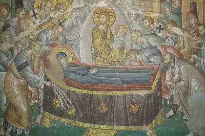 Chiesa di San Salvatore di Chora. La Dormizione della Vergine, Istanbul, Turchia da Unbekannt