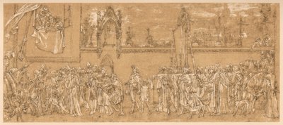 La Madonna celebrata di Cimabue è portata in processione..., 1853-1855 c1880-1882 da Unbekannt