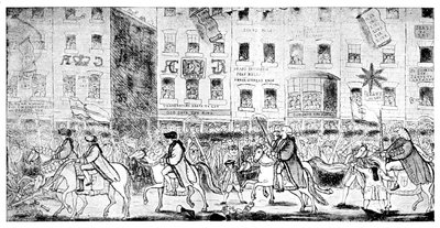 Equitazione cittadina o Processione a San Paolo, 1789 da Unbekannt