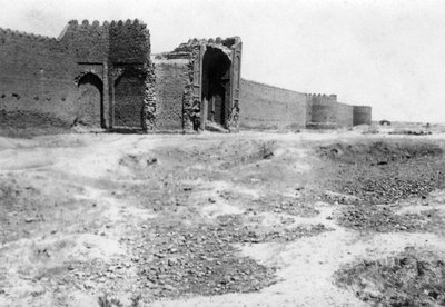 Porta della città, Samarra, Mesopotamia, 1918 da Unbekannt