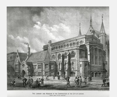 Biblioteca e Museo della Città di Londra, 1886 da Unbekannt