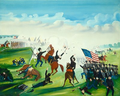 Battaglia della Guerra Civile, 1861 o dopo da Unbekannt